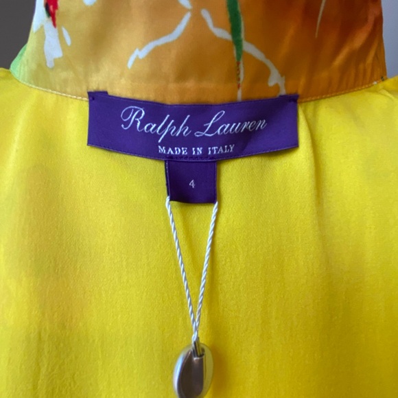 Nwts 2690- Ralph Lauren 2024 Collection Purple Label women’s summer dress sz 4 - Picture 9 of 10